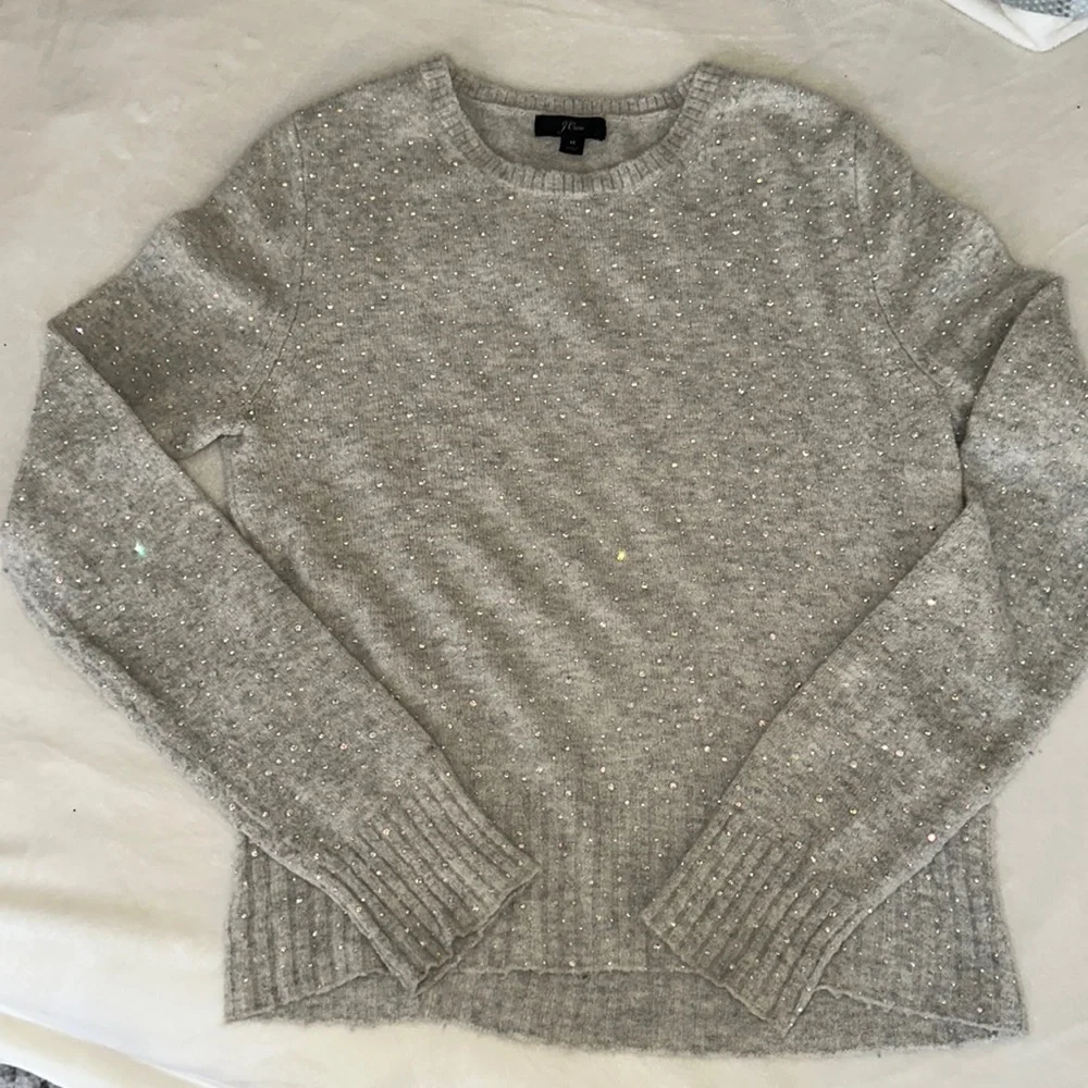 J crew Rhinestone sweater